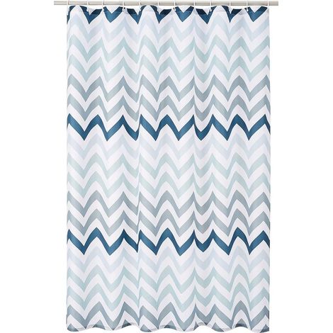 Rideau de douche 1,8 m x 1,8 m, rideau de douche de séparation sec et humide pour salle de bain (1/5)