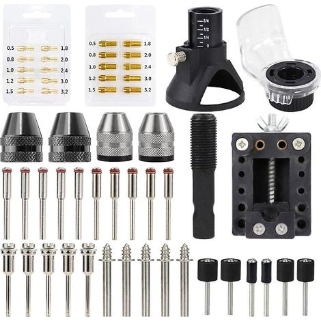 Kit de 54 accessoires pour outils rotatifs : outils abrasifs de meulage et de polissage pour outils rotatifs Dremel (1/5)