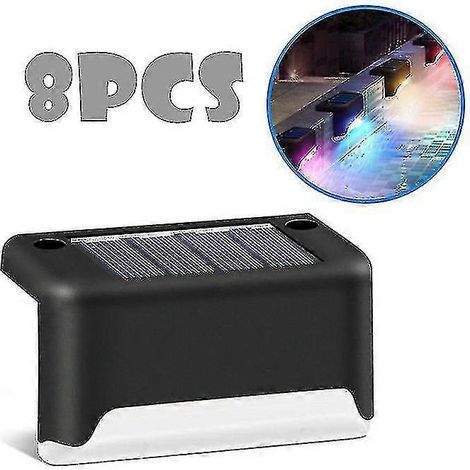 Lampe solaire de bord de piscine, éclairage étanche à couleurs changeantes pour accessoires de piscine, veilleuse pour jardin, escaliers - Yx-AquaForge (1/4)
