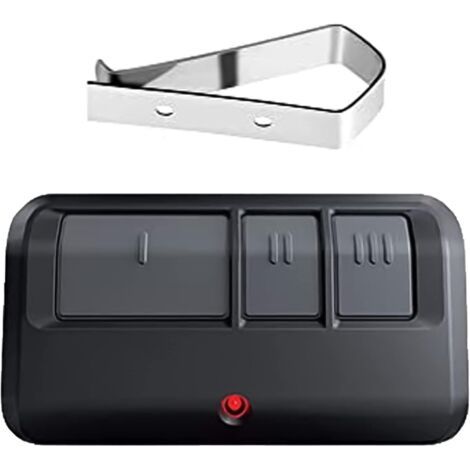 Ouvre-porte de garage universel à 3 canaux, 3 boutons avec bouton d'apprentissage violet, orange, rouge, vert, jaune, compatible avec Liftmaster Chamberlain Craftsman (1/5)