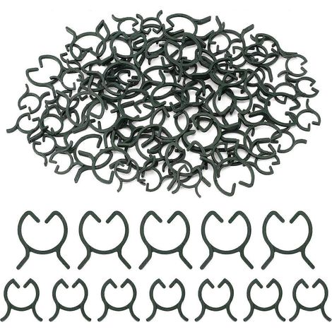 200 clips de support pour plantes, attaches en plastique, clips de fixation pour plantes grimpantes, clips de jardin, pour fruits, légumes, tomates - ML (1/4)