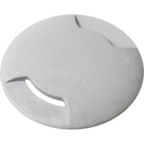 Faretto incasso tondo calpestabile biemissione top light capri ca tb16 gr gx53 led cct ip67 230v grigio resina