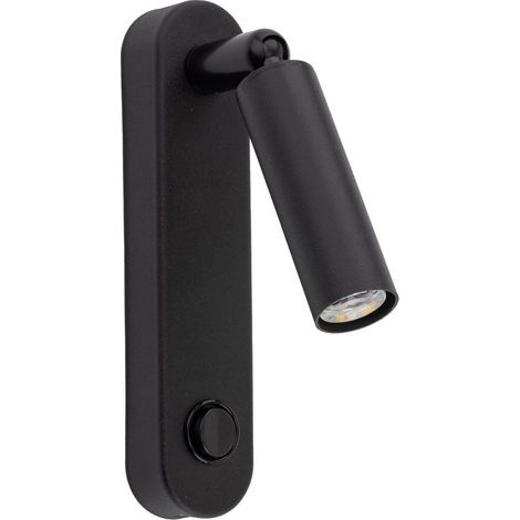 Tk-lighting ENZO BLACK 6621 applique murale nera design moderno (1/5)