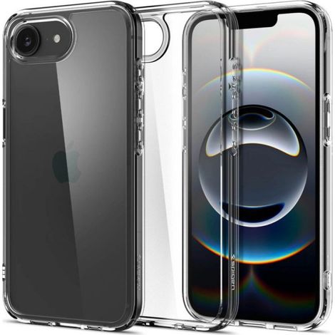 Coque Telephone - iPhone 16e - TPU PC Transparent - Protection Antichaoc - 6,1 Pouces - 1 Piece (1/5)