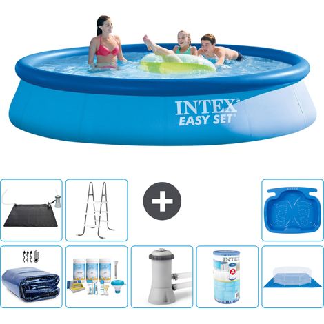 Intex Piscine Easy Set Ronde - 396x84 cm - 9-pièces S30721 (1/5)