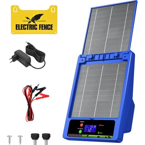 Électrificateur de Clôture Solaire, 2,0 J, Tension Réglable 6–12 kV (1/5)