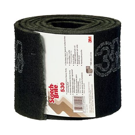 Éponge abrasive synthétique moyenne 158mm x 3m – Pour ponçage bois dur – Nettoyage efficace des casseroles et pots