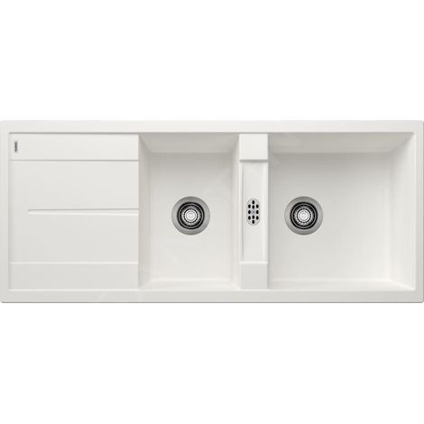 Blanco Metra 8 - Évier en silgranit, 1160x500 mm, blanc 513064 (1/2)