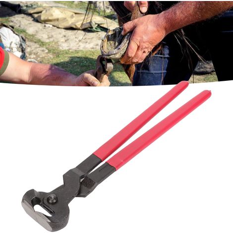Alicates para cascos de 35 cm con 45 piezas de acero: cortador y limpiador de cascos, herramienta multifuncional para montar a caballo. (1/5)