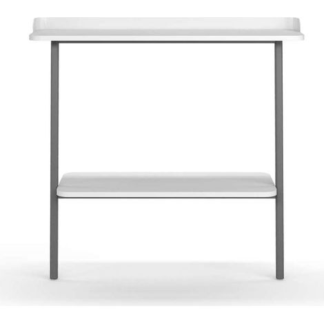 Recibidor modelo 787 acabado blanco/grafito, 87.5 cm (alto) x 111 cm (ancho) x 31 cm (prof.) (1/4)