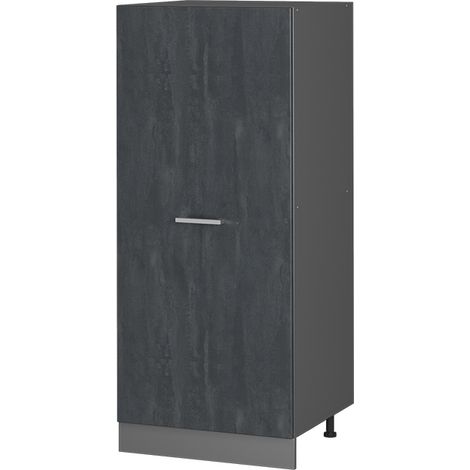 Armoire haute R-Line, Béton noir, 60cm, Vicco (1/5)