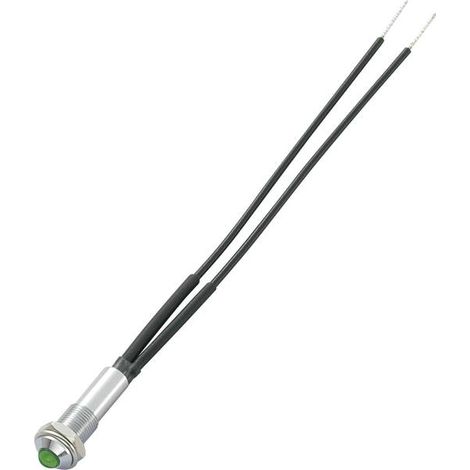 Sedeco 726677 Spia di segnalazione con lampadina Verde 1 pz.