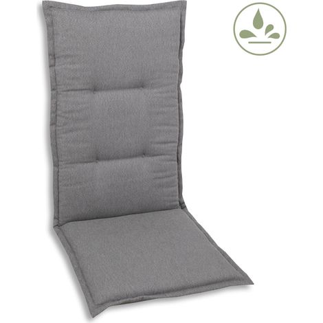 GO-DE Hochlehner-Auflage 120 cm x 50 cm x 7 cm, grau Auflagen & Hussen (1/3)