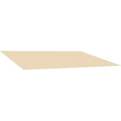 vidaXL Awning Replacement Fabric Cream 400 x 300 cm Polyester (1/5)