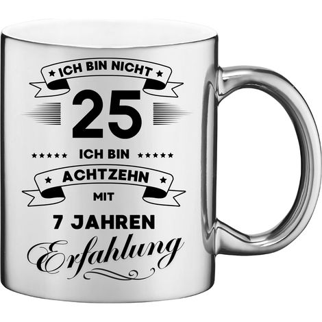 Taza divertida, regalo para un 25 cumpleaños (1/2)