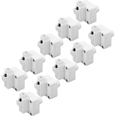 10 Pièces Adaptateur Rapide 1/4" Réducteur Pression pour Filtre Eau 0‑220V (1/5)