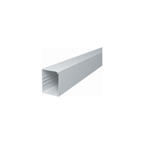 OBO Bettermann Vertr Wand+Deckenkanal m.Obert. 100x130mm,PVC WDK100130RW 2 Stk