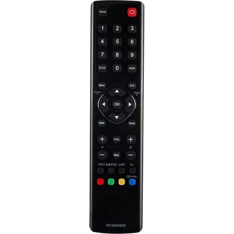 remplacement de la télécommande pour TCL THOMSON LED LCD Smart TV,utilisation pour le contrôleur RC3000E02[B536117195] (1/4)