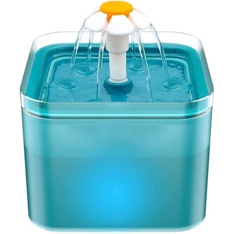 Fontaine à Eau Pour Chat - Filtre à Charbon Actif - Pompe Silencieuse (1/4)