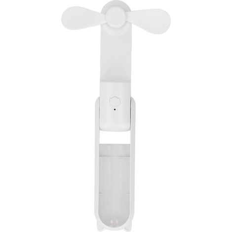 Tragbarer, faltbarer Multifunktionsventilator mit 1200 mAh USB-Akku, ideal für den Einsatz im Freien (weiß). (1/5)