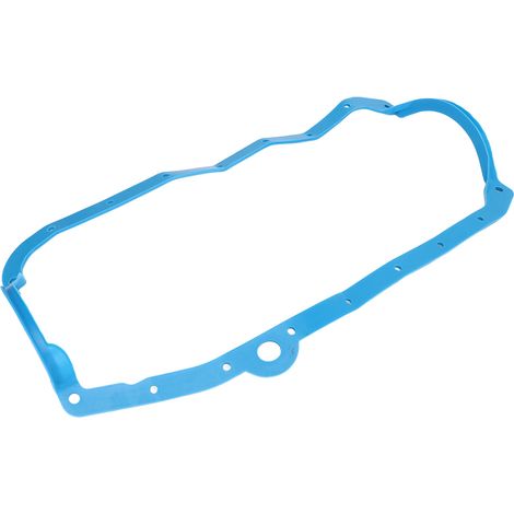 Joint de carter d'huile bleu R6105, étanchéité solide, flexible et résistant au vieillissement, convient aux moteurs Chevrolet small-block de 1955 à 1979. (1/5)
