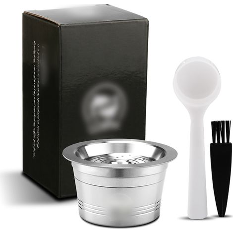 Capsule réutilisable Inox 18/8 Compatible Cafissimo Classique Argent Lot de 1 (1/5)
