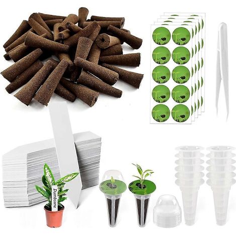Set mit 251 Saatkapseln, hydroponisches Anbausystem für den Indoor-Gartenbau, Set für den hydroponischen Anbau aller Arten von Pflanzen (1/5)
