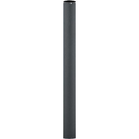 Lampadaire syste'me sphe're 60 mm en re'sine antichoc noire cm 50 h pour sphe'res de jardin exte'rieur