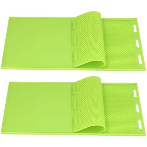 Feuille de Cire d'abeille Moule 2 Pièces 5.4mm Silicone Feuille de Cire d'abeille Moule Cire d'abeille Fondation Presse Moule équipement D'apiculteur (1/5)