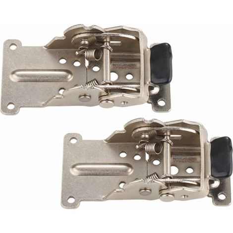 Charnière pour meuble,Charnière Pliante Autobloquante, 2 Pièces Argenté Jambe pour Pieds de Table Pliants, Établis Pliants (1/4)