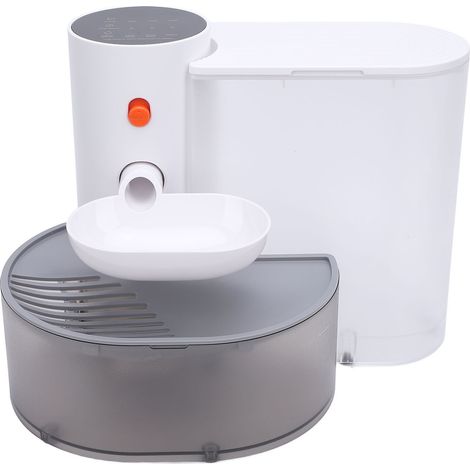 Fontaine à eau automatique sans fil pour chats et chiens, batterie 2000 mAh, grande capacité. (1/5)