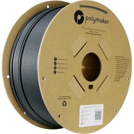 [NEUWERTIG] B-Ware Polymaker Pg03004 Pa6 Cf Kohlenstofffaserverstärktes Filament Druckerfilament