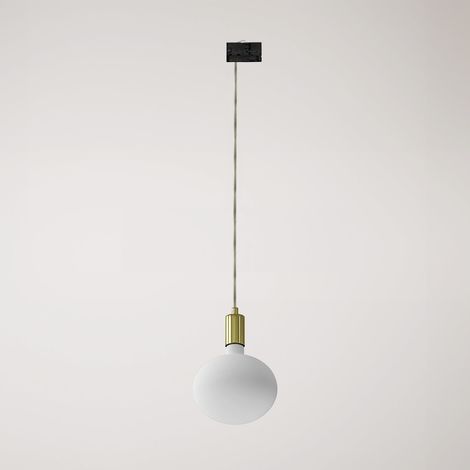 Creative Cables - Suspension sur rail métallique avec finition contrastée - Ampoule non incluse (1/5)