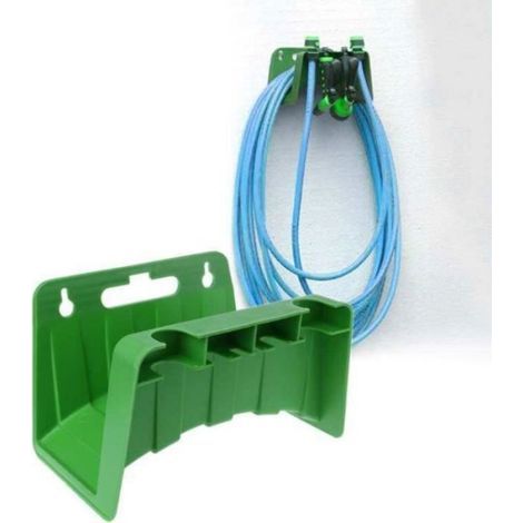 Wandmontierter Gartenschlauchhalter - WE07721 - Kunststoff - 1 Stück - Grün (1/5)