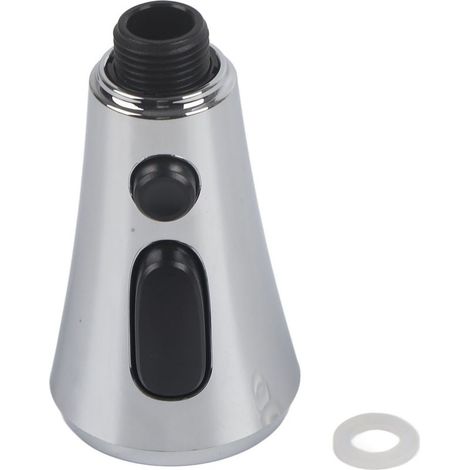 Tête de Robinet Universelle Multifonction, Douchette Éviers Cuisine et Salle de Bain, Modèles Robinet Extensible Anti-Éclaboussures en Argent (1/5)
