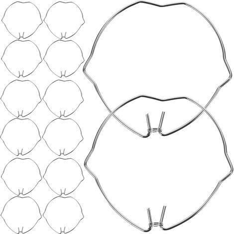 20 clips ressort acier inoxydable pour spots MR16, anneaux retenue universels pour ampoules LED encastrées (1/5)