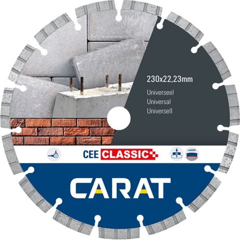 Carat Diamanttrennscheibe UNIVERSAL CEE CLASSIC 230 mm universell CEE2303010