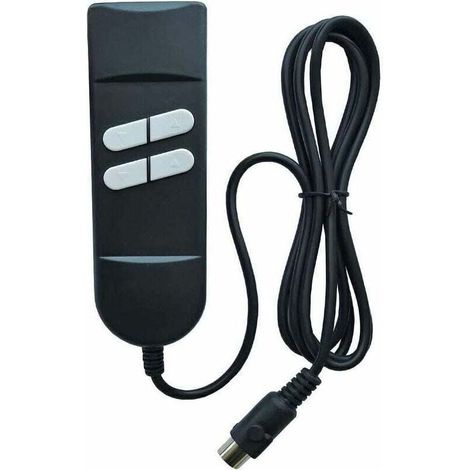 4-button manual remote control for recliner and lift chairs – 5-pin connector – Compatible with