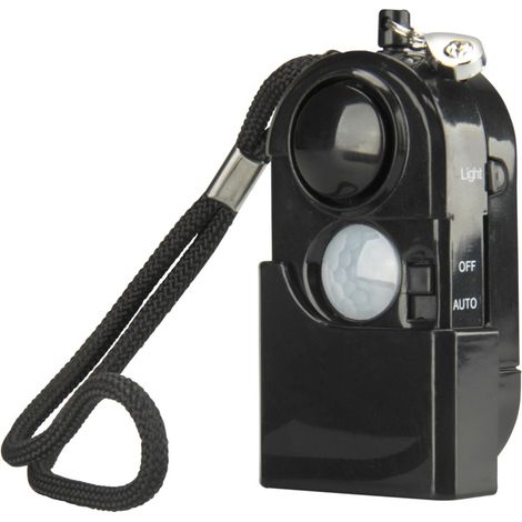 Personenalarm mit Bewegungsmelder + Licht 100dB (1/5)