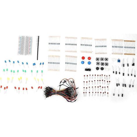 Schaltung Widerstand Summer Kondensator Schaltung Testplatine LED Elektronisches Bauteil Geschenkidee für Anfänger