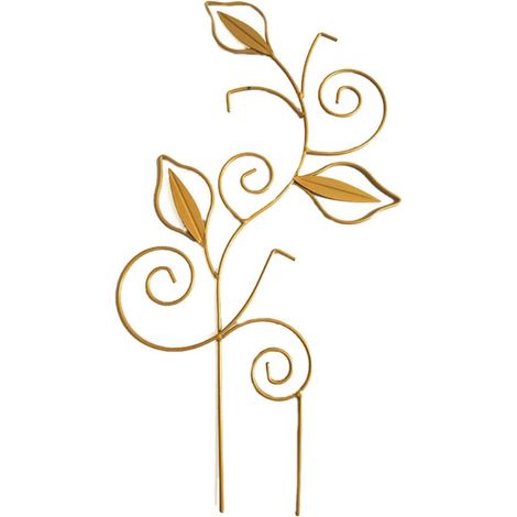 Tuteur Pour Plantes Grimpantes - Tuteur Métallique Noir Pour Potager Et Jardin - 19,5 x 40 cm - 1 Pièce (1/5)