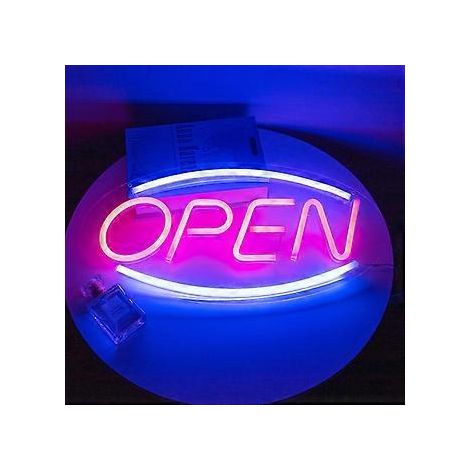 USB LED Neonlicht Schild Acryl Neon Lampe Licht Atmosphäre Nachtlicht Party Bar Home Kinder Baby Schlafzimmer Deko, OPEN