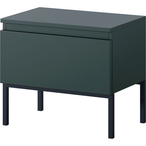 Selsey BEMMI - mesita de noche - verde oscuro (1/5)