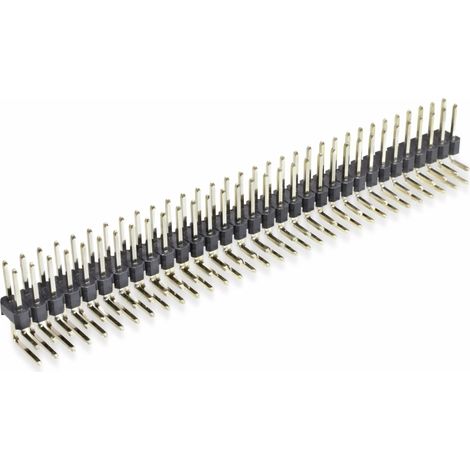 LOT DE 5 BARRETTES MÂLES 2 X 32, 2,54 MM, COUDÉES, 0,8 AU (OR) UNBEKANNT PH254R2P32RS5