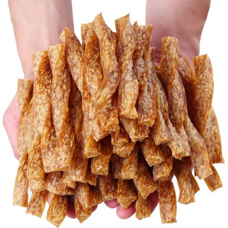 Golosina para perros HauMiau: tiras de pollo suaves y retorcidas, 500 g