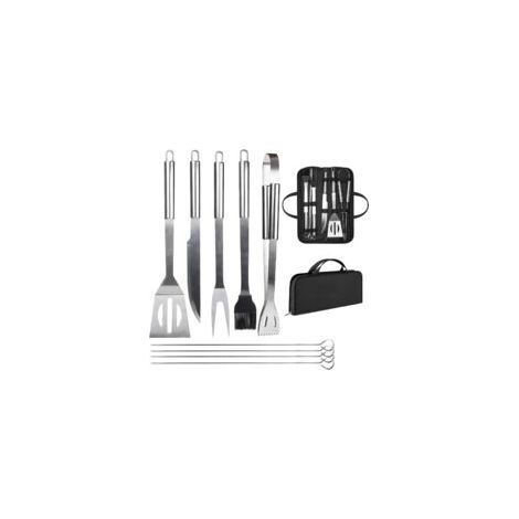Grillbesteck-Set, professionelles Grillzubehör, Grillwerkzeug-Set mit praktischer Tragetasche für Männer, Geschenk (9-teilig) (1/5)