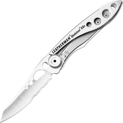Leatherman Skeletool KBX 832382 con Hoja de Doble Filo Color lista - Plateado (1/5)