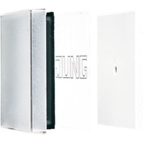 Jung Wippe Schriftfeld transp. für Schalter/Taster A 590 NA GL (1/2)