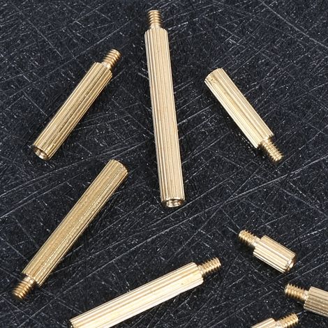 270 pièces de vis et écrous M2 en acier inoxydable de 9 tailles différentes, entretoises en laiton, poteaux d'isolation et ensembles de goujons. (1/5)