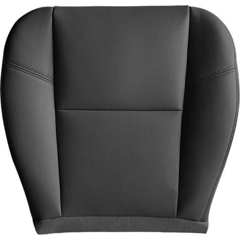 Schwarzer Sitzkissenbezug aus PU-Leder für den Fahrersitz des Cadillac Escalade (Modelle 2007-2014)